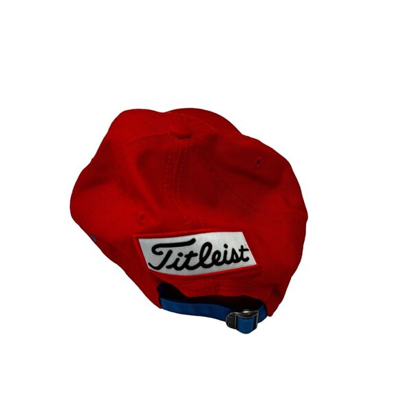 Titleist FJ FootJoy ProV1 Orange Hat Golf Outdoor Mens Adjustable One Size - Picture 2 of 6
